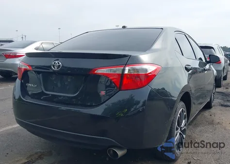 2015 Toyota Corolla S Plus из США, поврежденный, VIN 2T1BURHE6FC233221